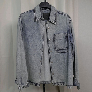 (M) 질스튜어트 22FW 솔리드데님셔츠