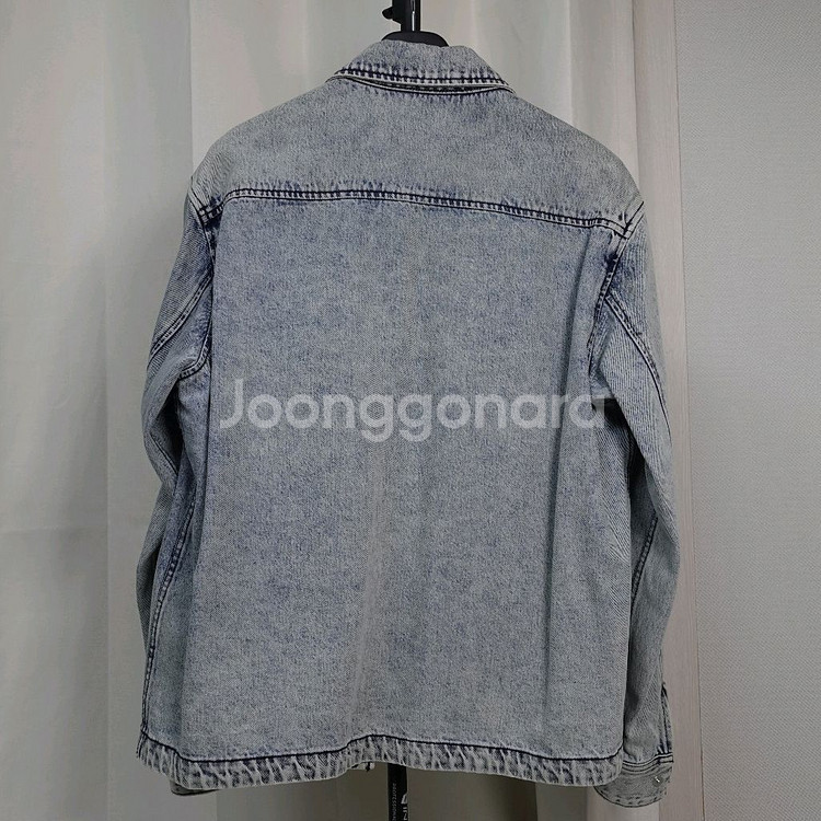 (M) 질스튜어트 22FW 솔리드데님셔츠--8