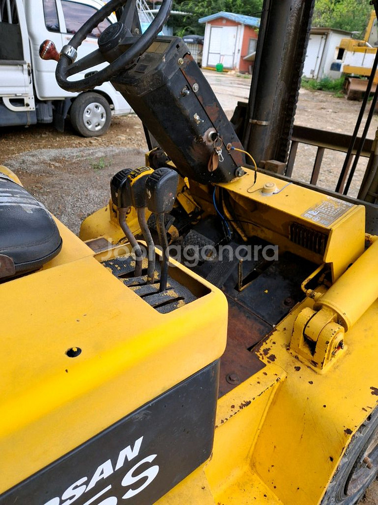 두산 3.5톤 엔진 지게차 D35S 브레이크는 수리요--1