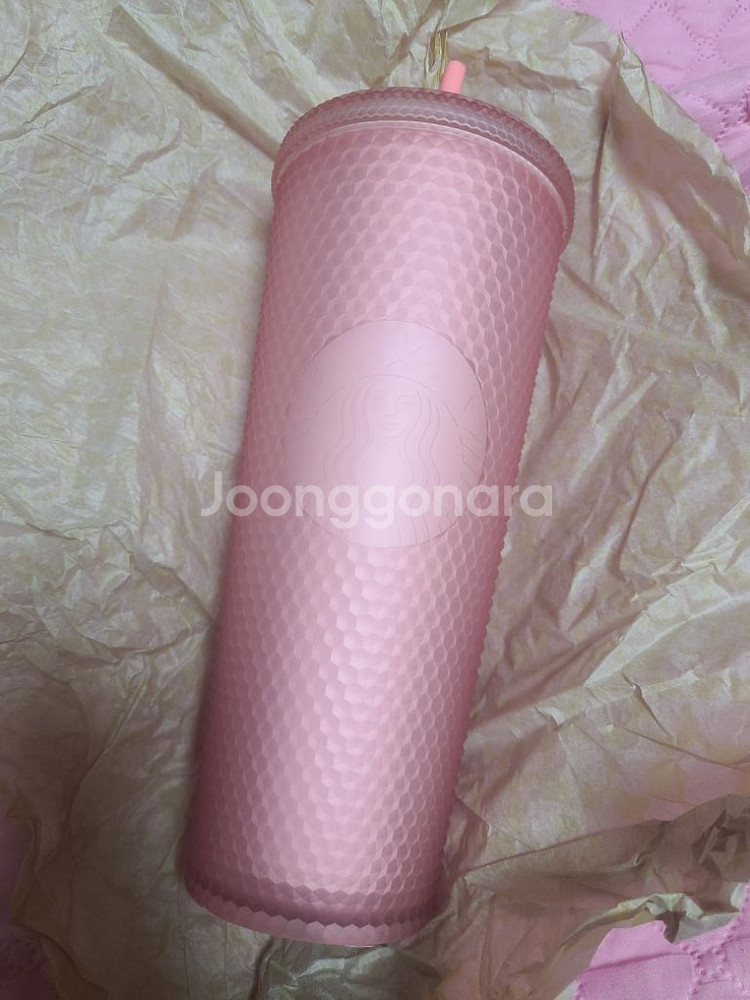 (정가이하) 스타벅스 22 소프트 핑크 스터드 콜드컵--0