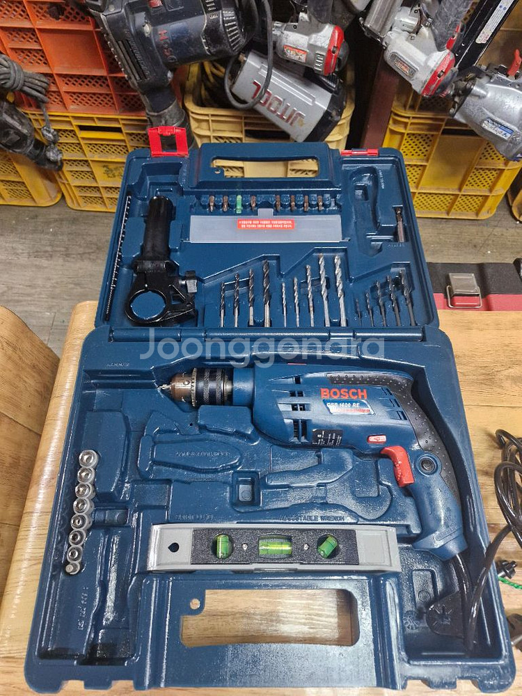 보쉬함마드릴 전동드릴GSB1600RE 유선드릴 다이키트--0