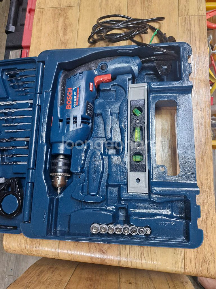 보쉬함마드릴 전동드릴GSB1600RE 유선드릴 다이키트--6