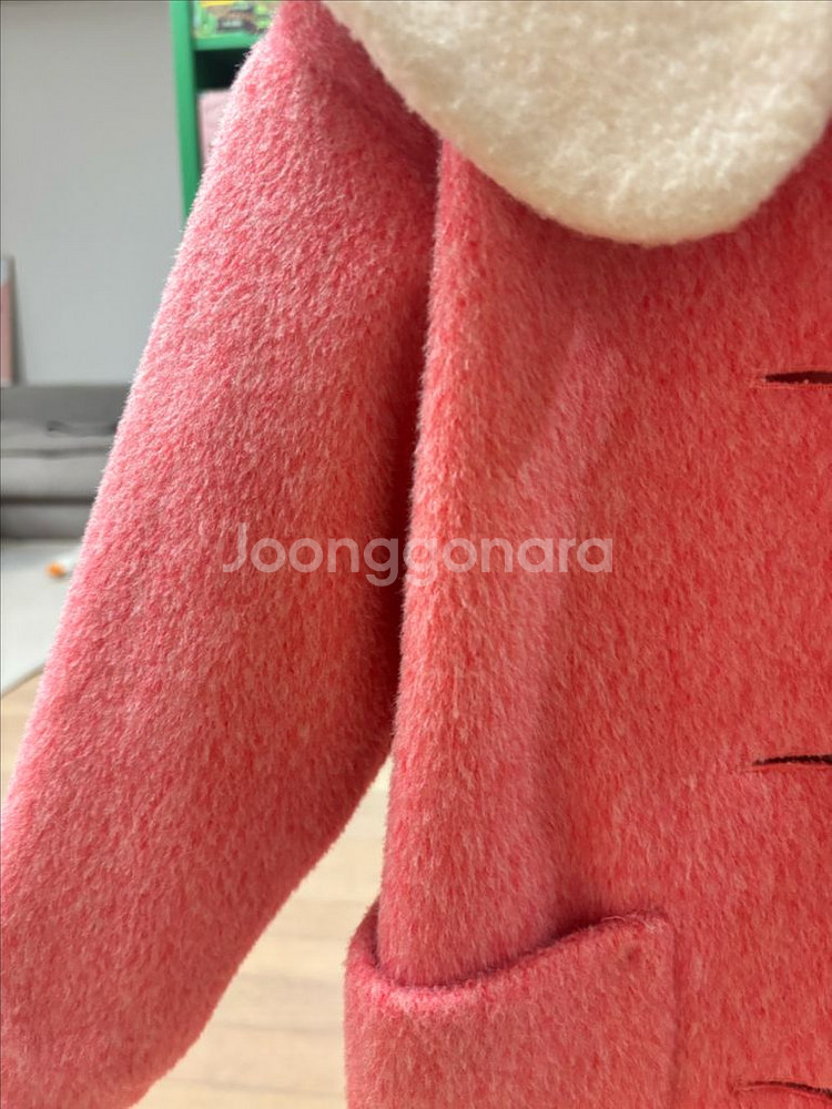 미미씨엘 알파카 코트 베이지 라지 사이즈--1