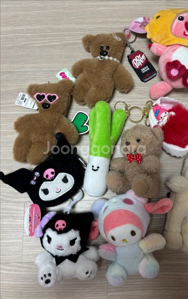 새상품 캐릭터 키링 인형 개당 천원--0