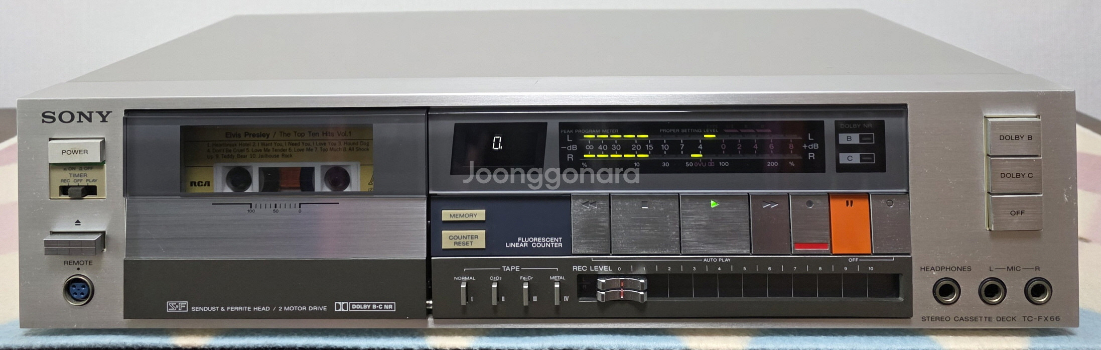 SONY 카세트 데크 TC-FX66--0