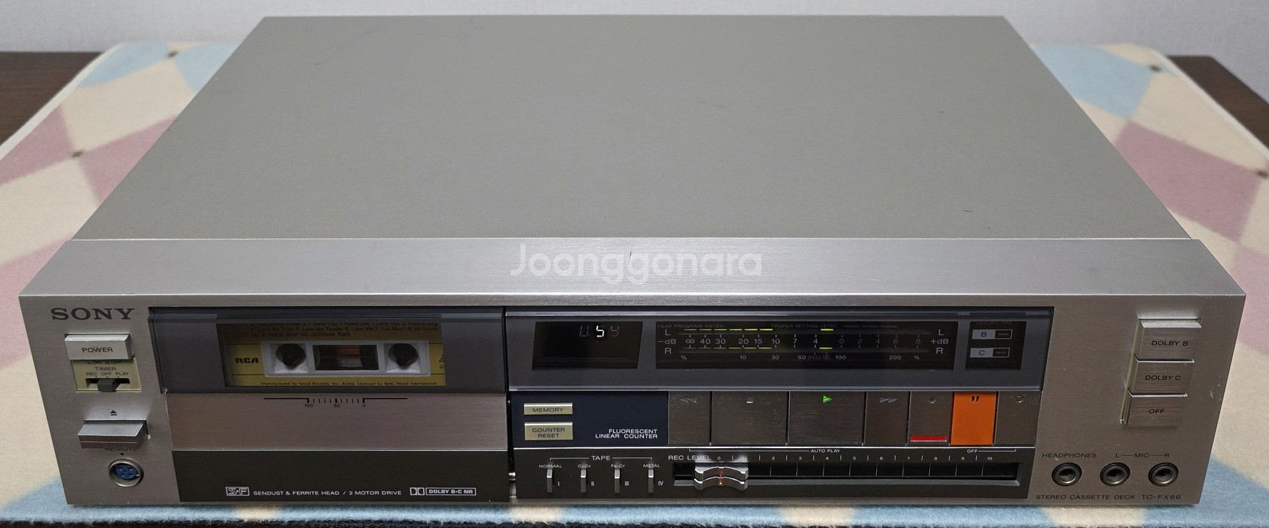 SONY 카세트 데크 TC-FX66--1