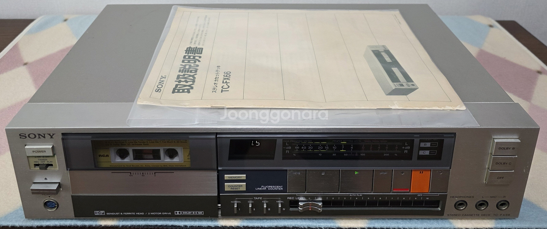 SONY 카세트 데크 TC-FX66--2