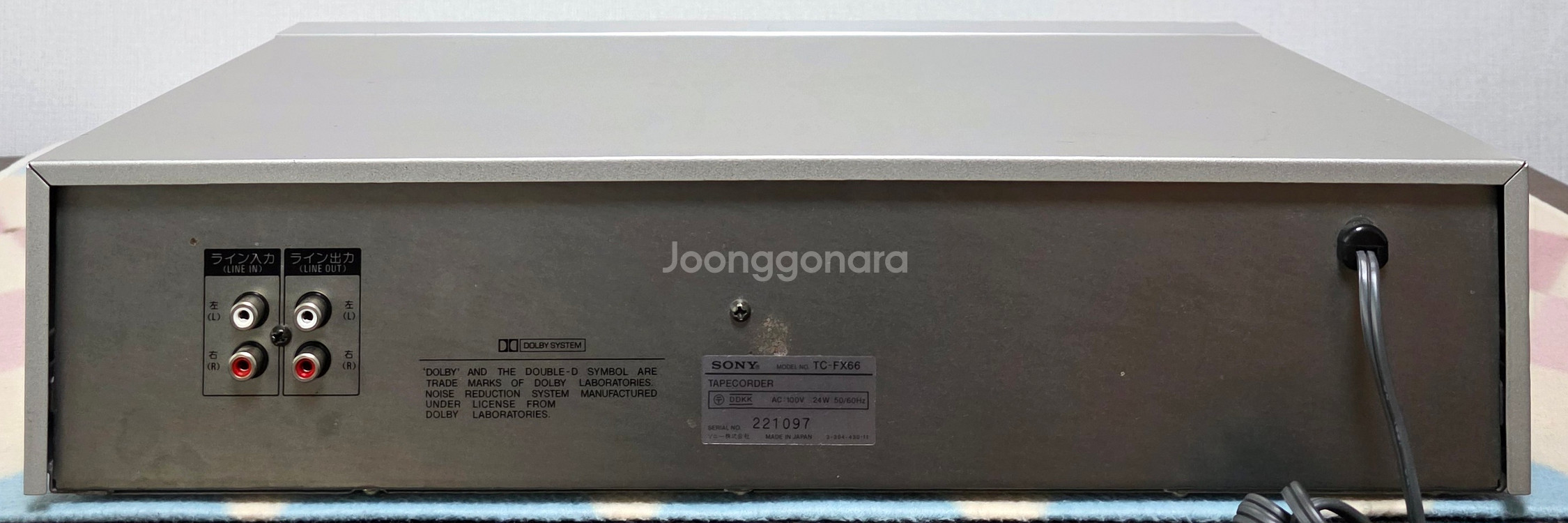 SONY 카세트 데크 TC-FX66--5