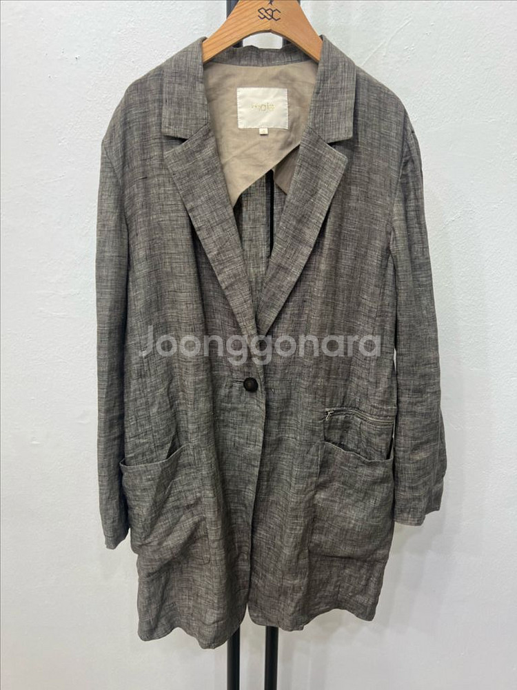 정품) 마쥬 여성 마재질 롱자켓 2--0