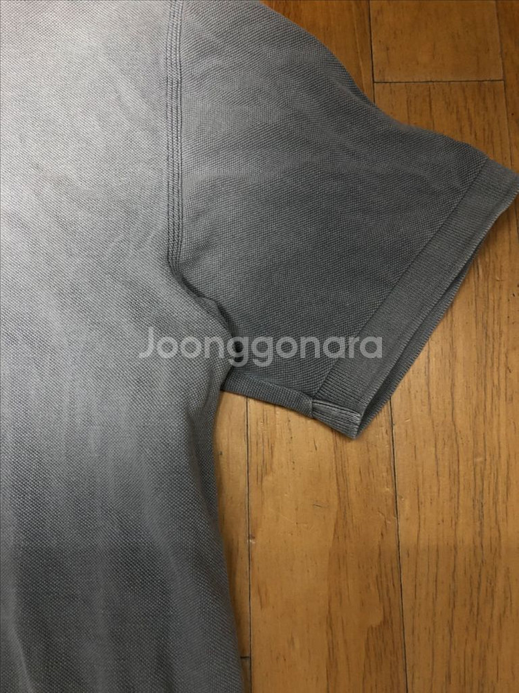 라코스테 클래식핏 폴로 카라티 그레이 L--4