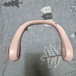 핑크 넥 선풍기