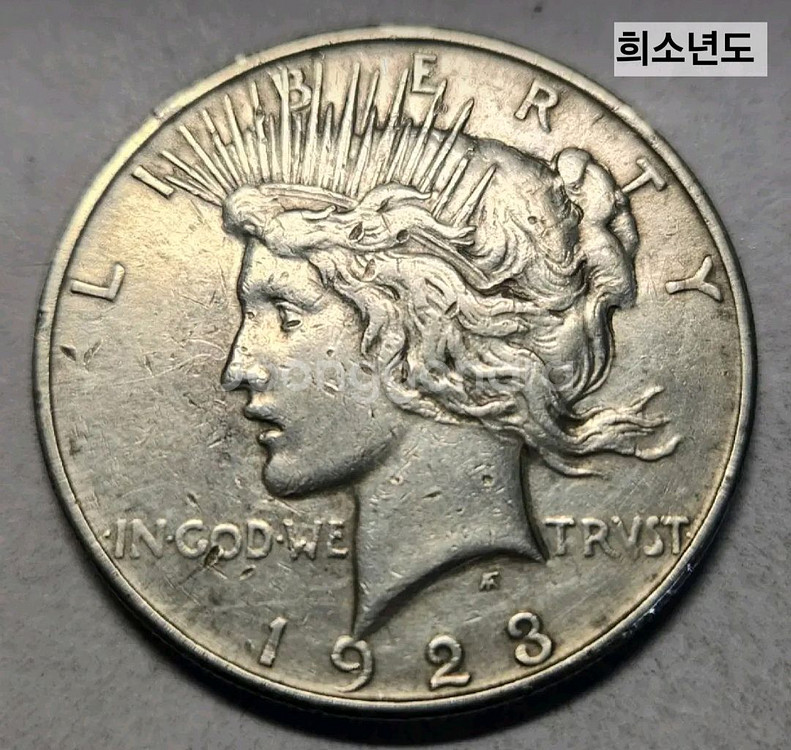 은화90 피스달러 특년 동전 미국주화 1922~1923--5