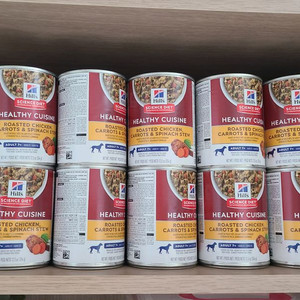 강아지 힐스 어덜트 7+ 40캔 7세이상 습식사료 노견