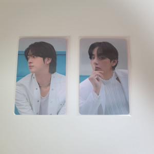 방탄소년단 퍼투댄 라이브 특전 PVC 석진&태형 양도!