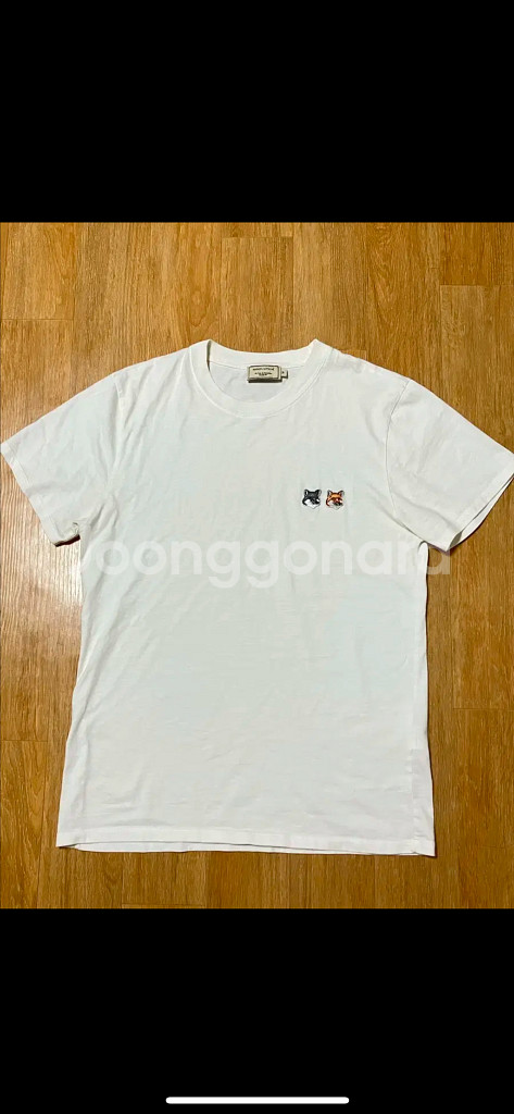 메종키츠네 더블폭스 반팔 m--0