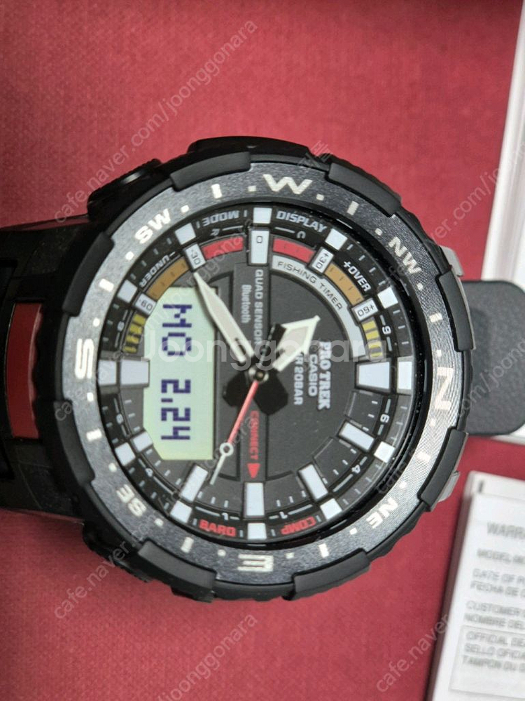 카시오 프로트랙 PRT-B70-1CR 시계--0
