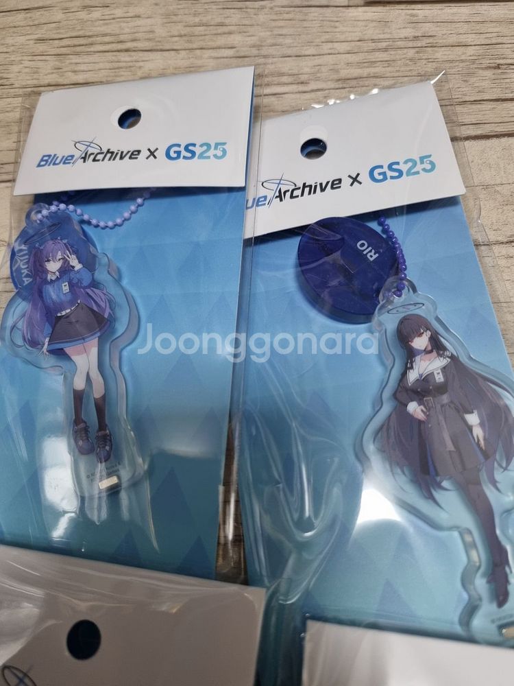 블루 아카이브 GS25 콜라보 캔빗지, 키링, 디오라마--3