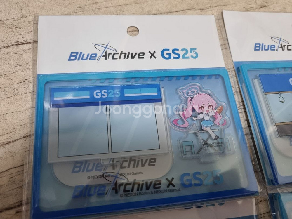 블루 아카이브 GS25 콜라보 캔빗지, 키링, 디오라마--5