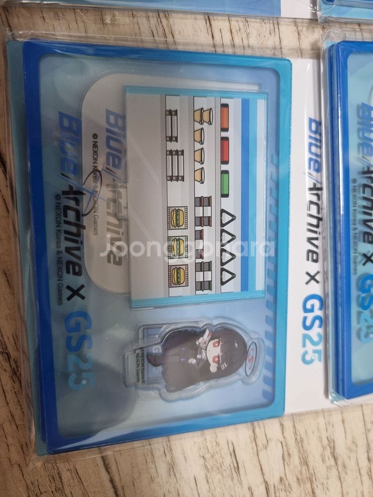 블루 아카이브 GS25 콜라보 캔빗지, 키링, 디오라마--7