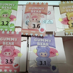 팝마트 하치푸푸 젤리곰 시리즈 인형 키링