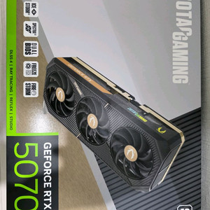 RTX5070TI 솔리드 새상품 미개봉