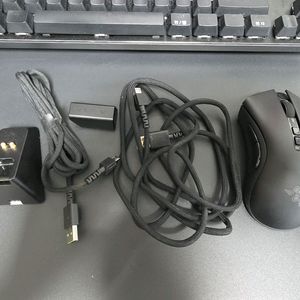레이저 데스에더 v2 pro + 충전독 세트 데브투