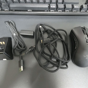 레이저 데스에더 v2 pro + 충전독 세트 데브투