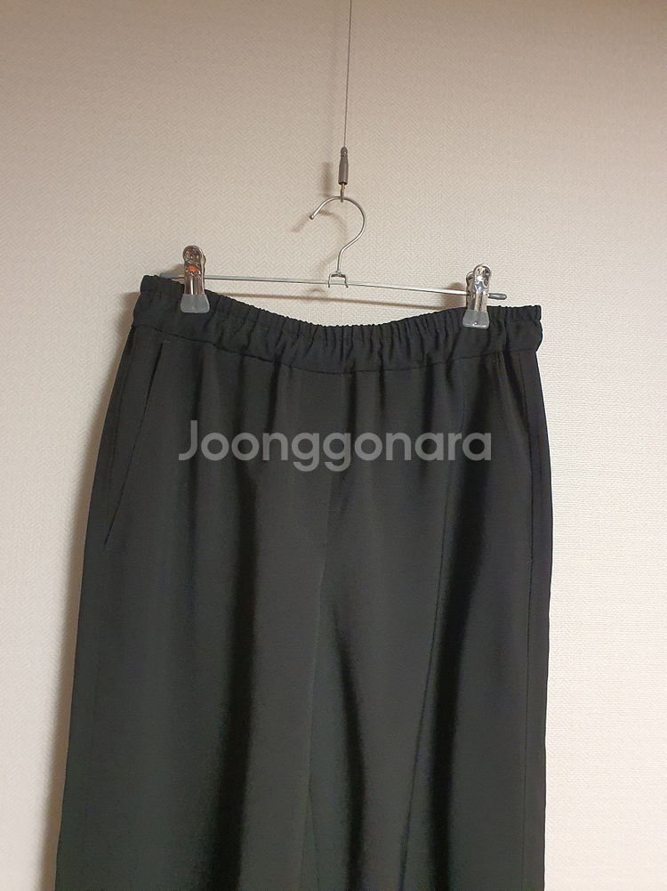 sjsj 에스제이 한섬 블랙 조거 팬츠 55 사이즈 정--4