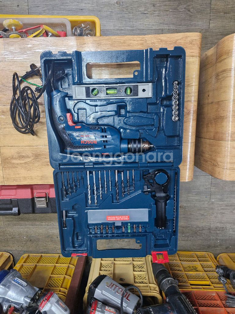 보쉬함마드릴 전동드릴GSB1600RE 유선드릴 다이키트--6