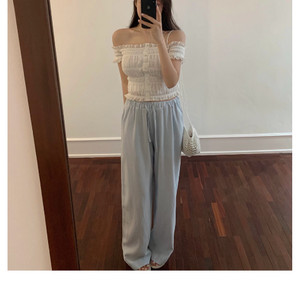 리즈leeds 린넨 밴딩 팬츠 linen banding