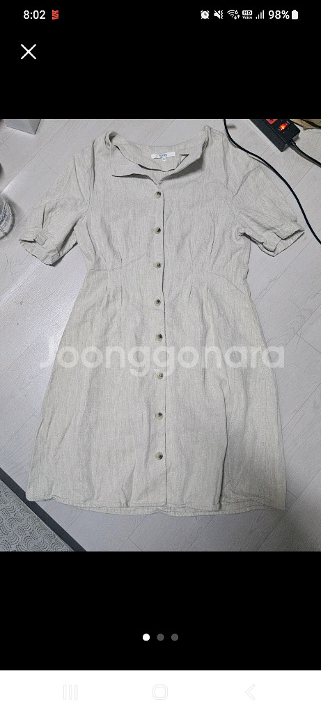 탑텐 린넨원피스85--0