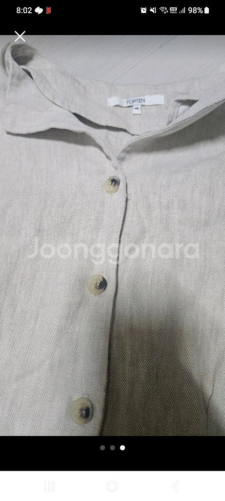 탑텐 린넨원피스85--2