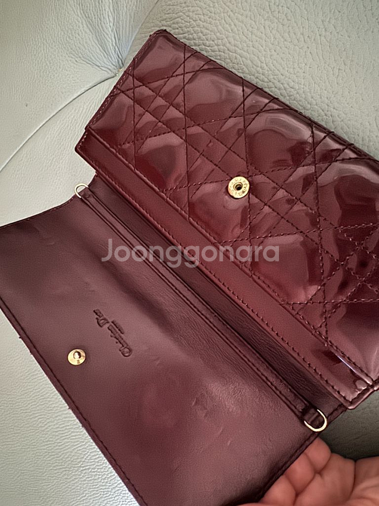 디올 까냐쥬 백이랑 장지갑겸 클러치백 두개--7