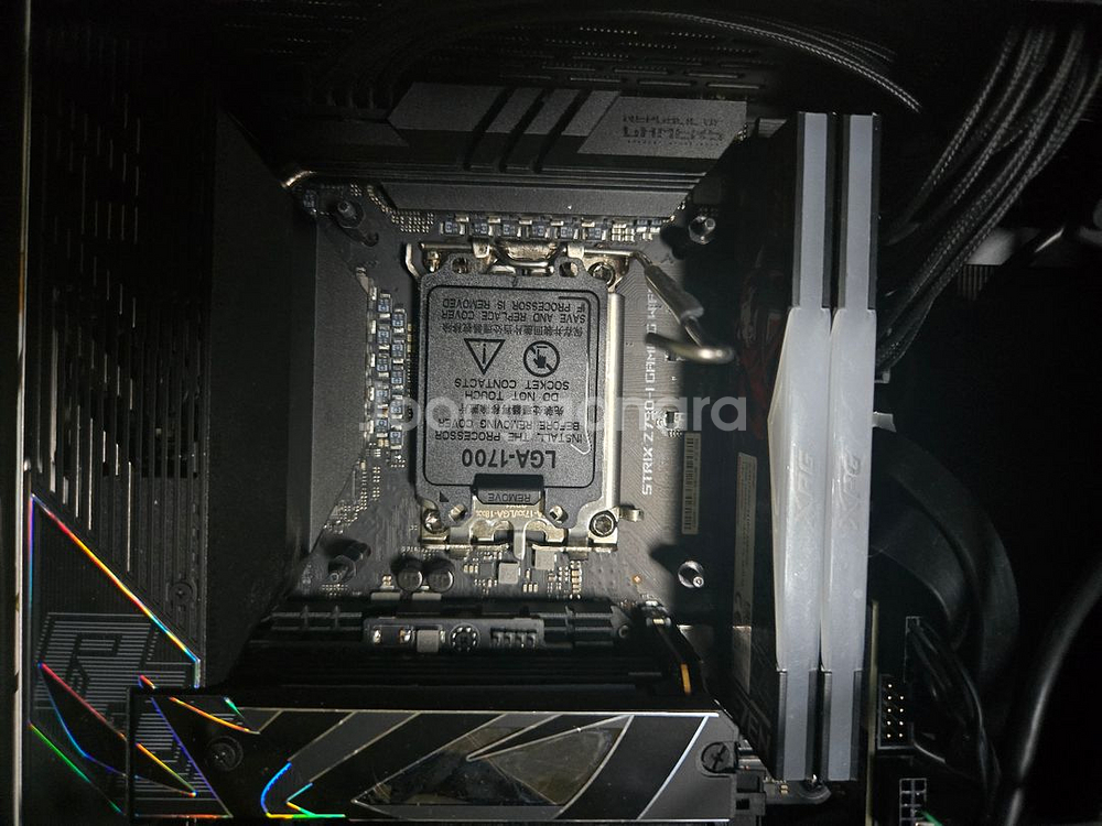 rog z790i + 7200mhz 32g 램--0