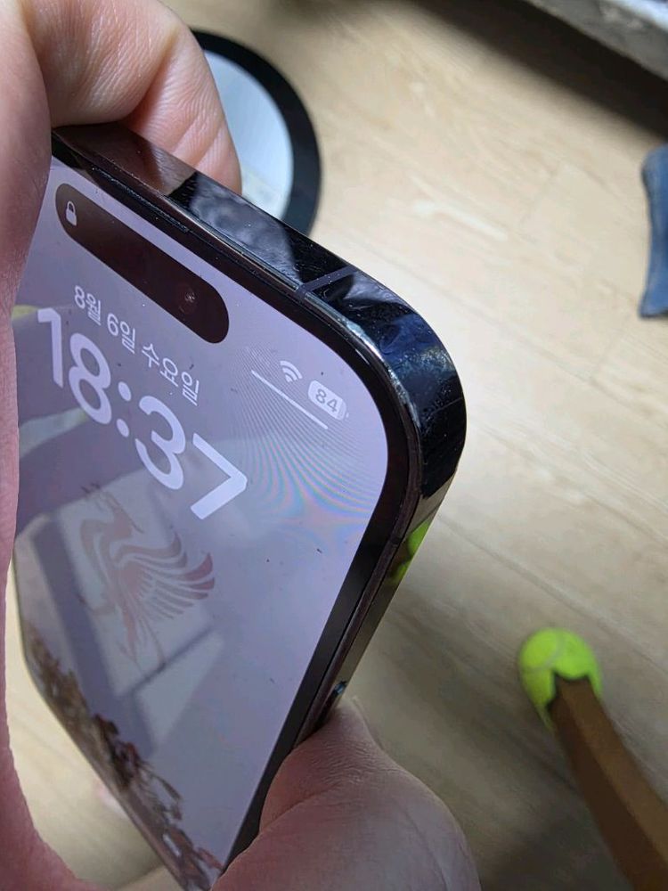 아이폰14 Pro 128기가 딥퍼플 판매합니다(생활기스--7