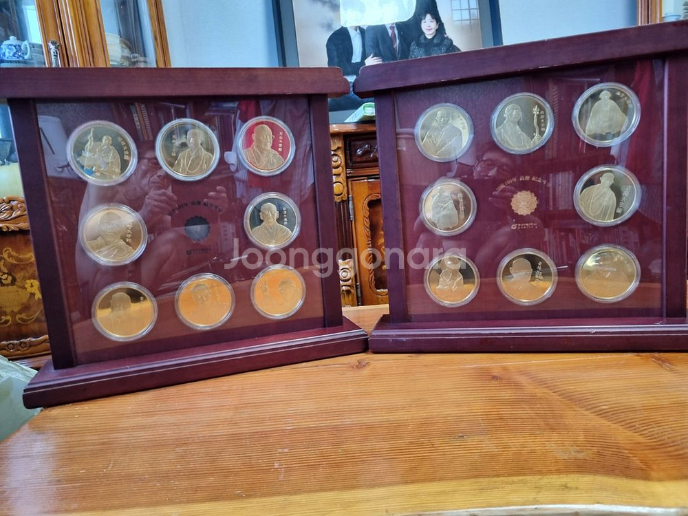 한국조폐공사 근세 불교 고승 100주년 기념 금도금 황--0