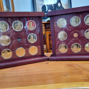 한국조폐공사 근세 불교 고승 100주년 기념 금도금 황