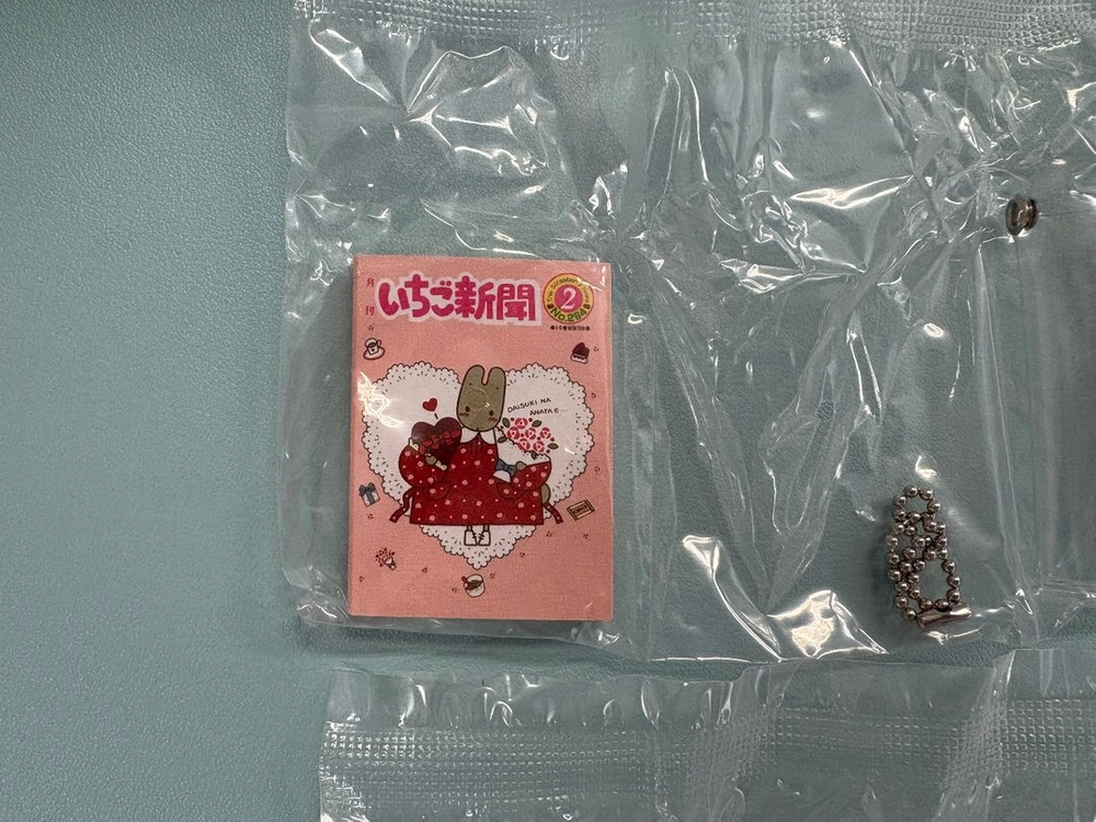 산리오 이치고신문 노트 가챠 이미지
