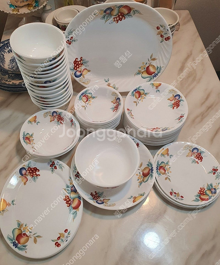 빈티지 코렐 후르츠 하베스트 개당값--1