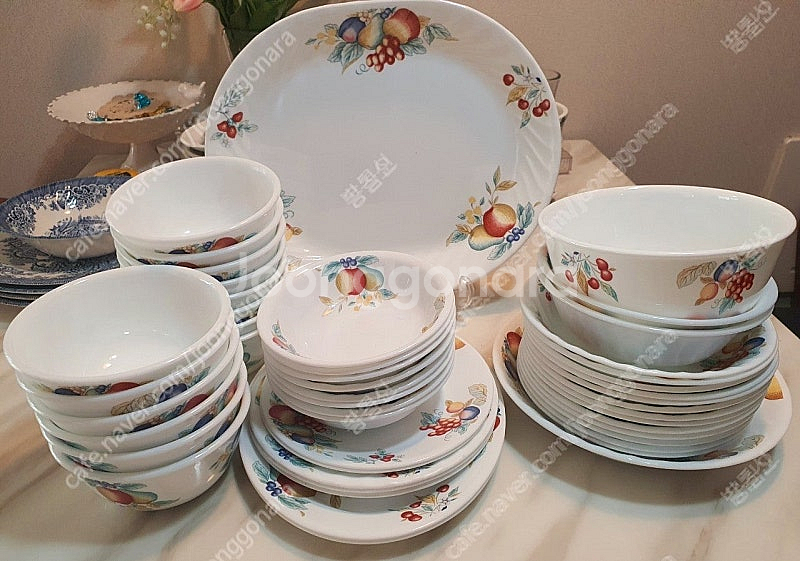 빈티지 코렐 후르츠 하베스트 개당값--2