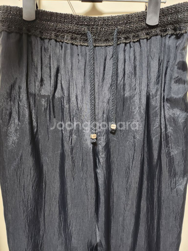 마인 니트밴딩 테이퍼드 팬츠--2