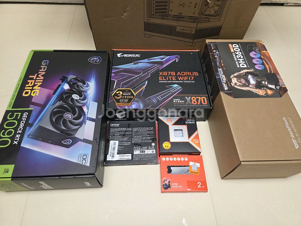9800x3d, x870, rtx5090 트리오 완본체--2