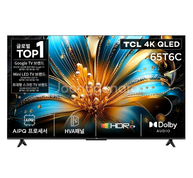 TCL 4K QLED 65인치 TV 새 제품 판매합니다--0
