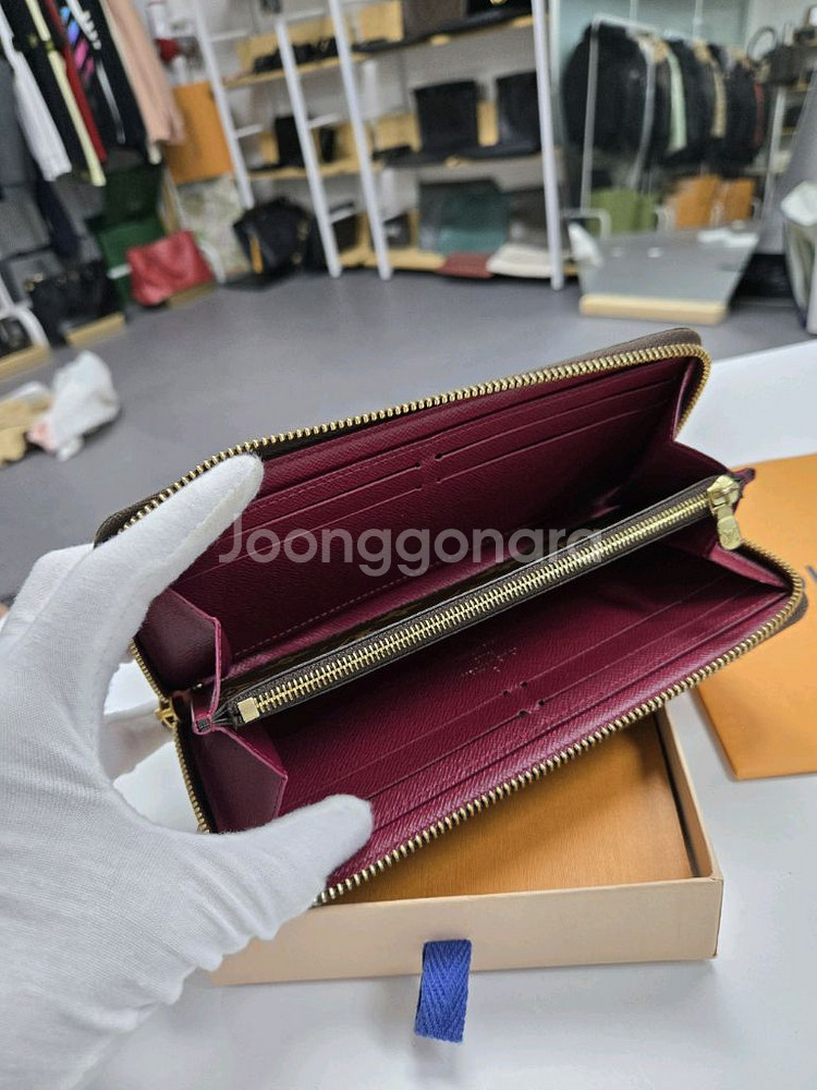 [A급컨디션]루이비통 클레망스 장지갑--4
