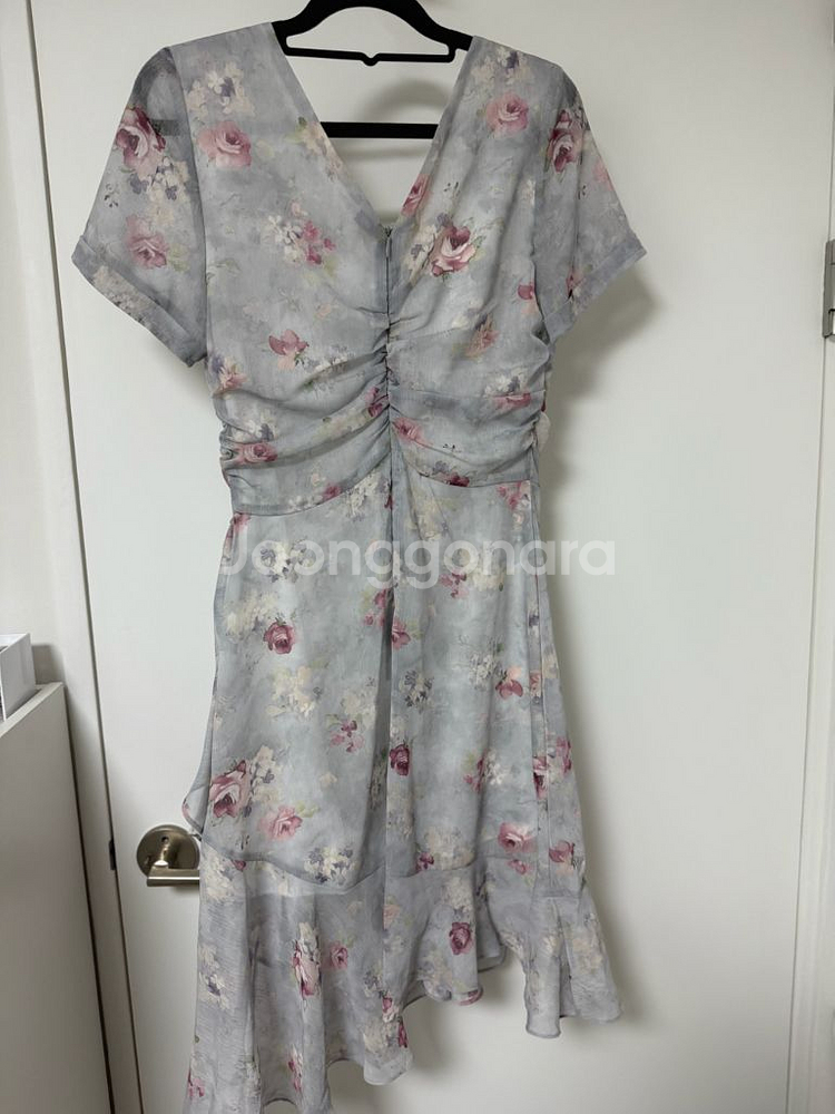 로아르 플라워 쉬폰 캉캉 원피스--5