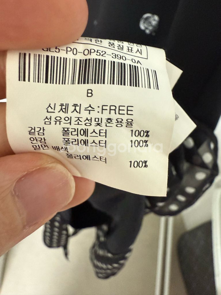 JJ지고트 블랙 플라워 원피스--3