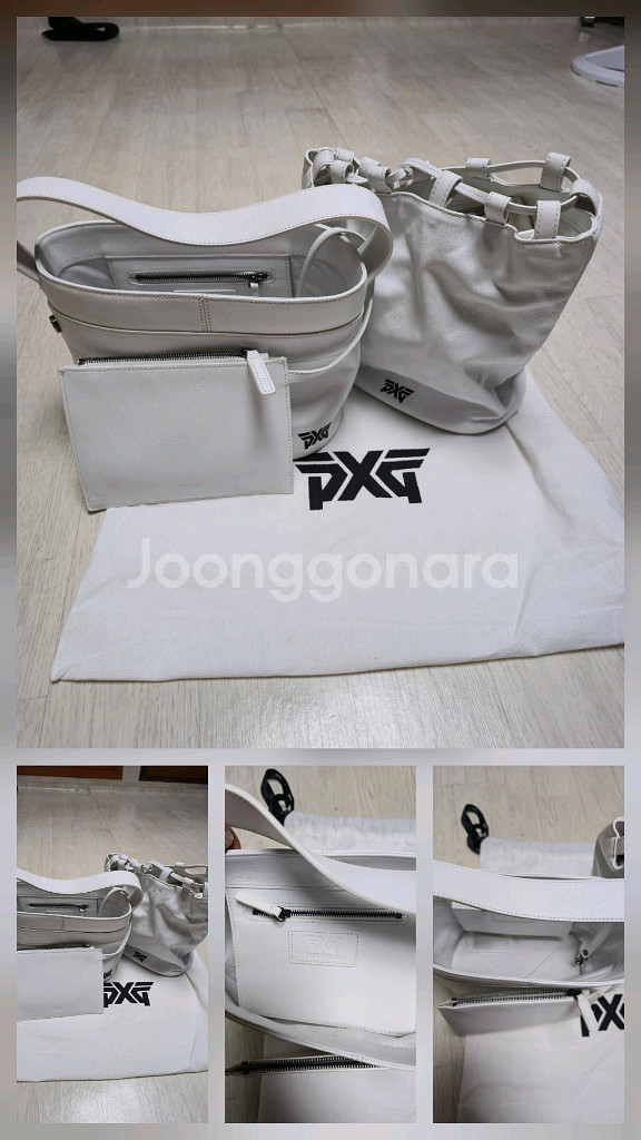 PXG,여성가죽카트백,버킷백(미사용)무료배송--5