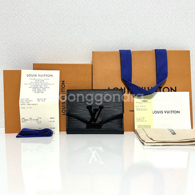 루이비통 LV 그르넬 컴팩트 반지갑--0