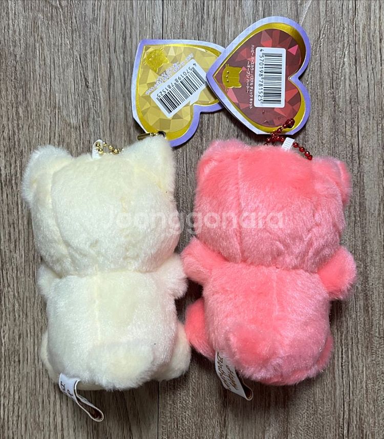 해피벌스 컬러 캣 체크 고양이 키링 판매합니다--1