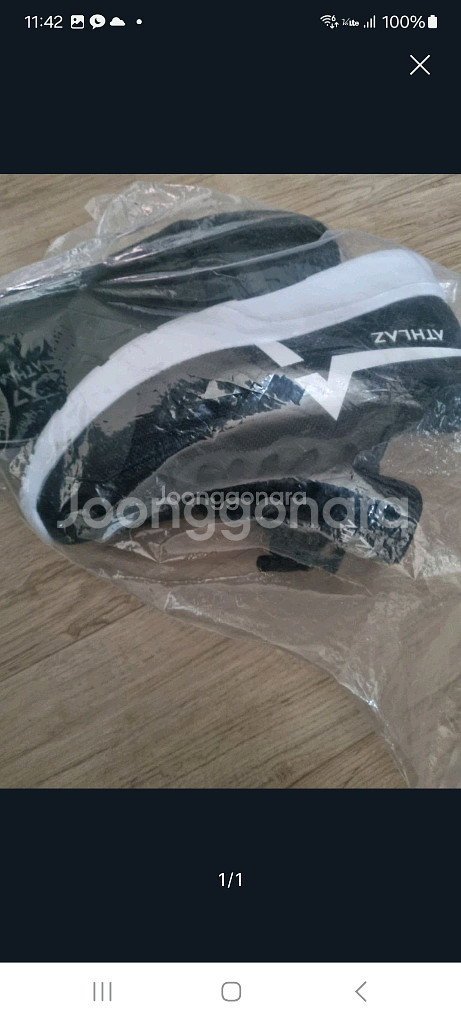 초경량블랙남성스니커즈. 265(새상품)--0